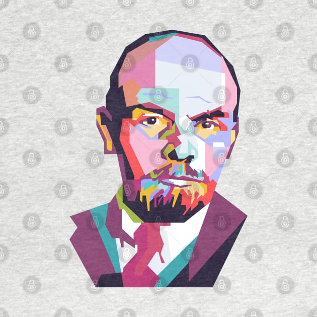 Vladimir Lenin In WPAP Illustration by smd90